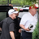 President Donald Trump steps out of his vehicle upon his return to the White House in Washington, DC, on June 28, 2020, after golfing at his Trump National Golf Club in Virginia.